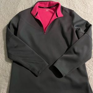Mens Nike fleece quarter zip size large